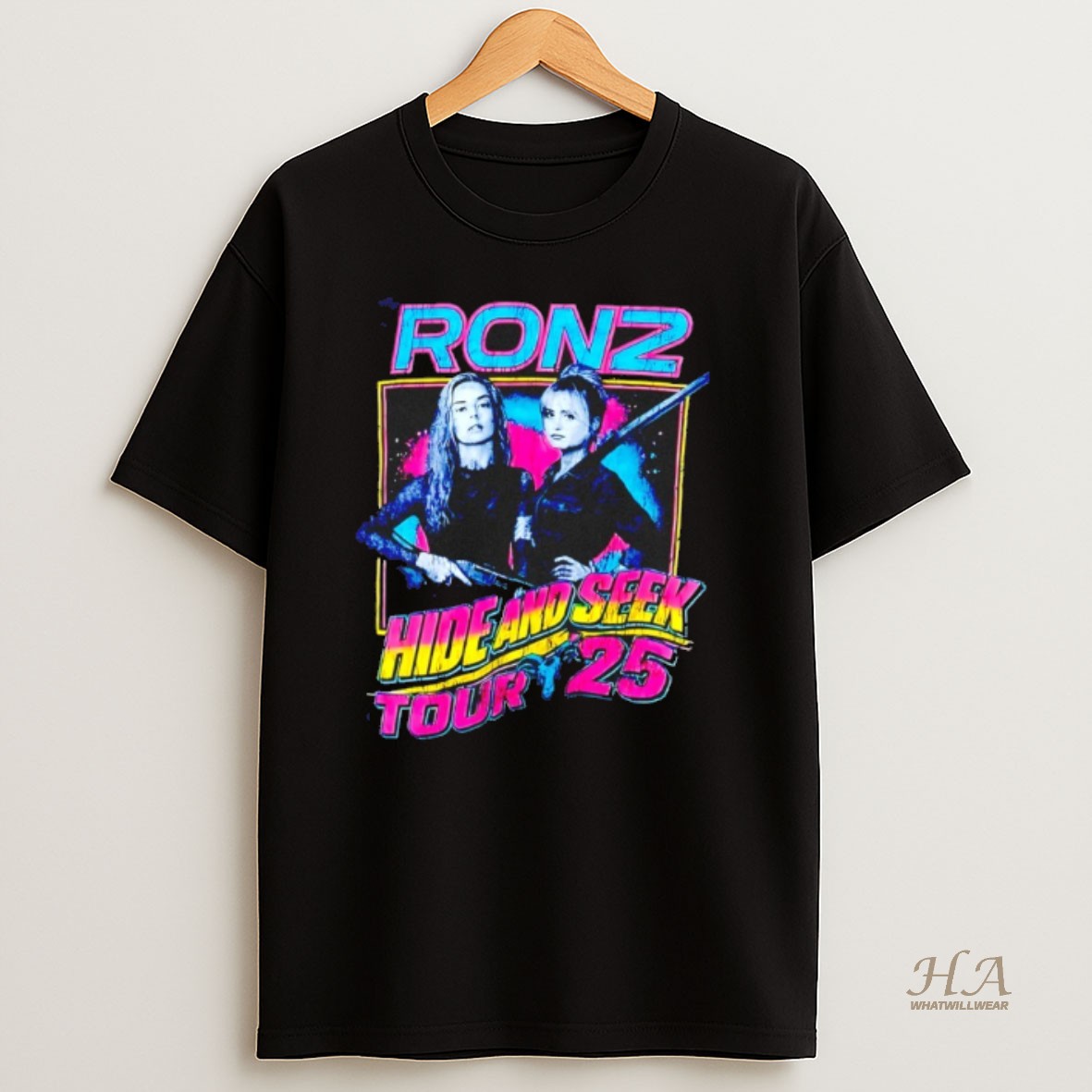 Official Ronz Hide And Seek Tour 2025 Shirt