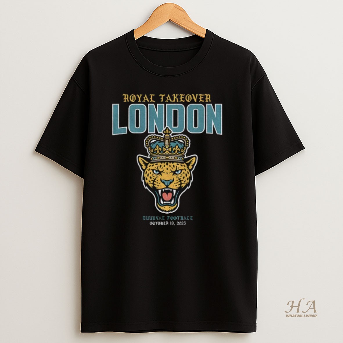 Official Royal Takeover London Jacksonville Jaguars Football London 2025 T Shirt