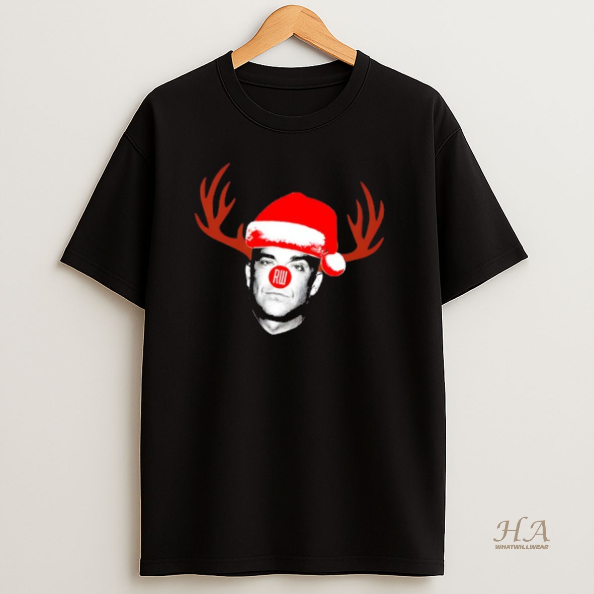 Official Rudolph Robbie Christmas T Shirt