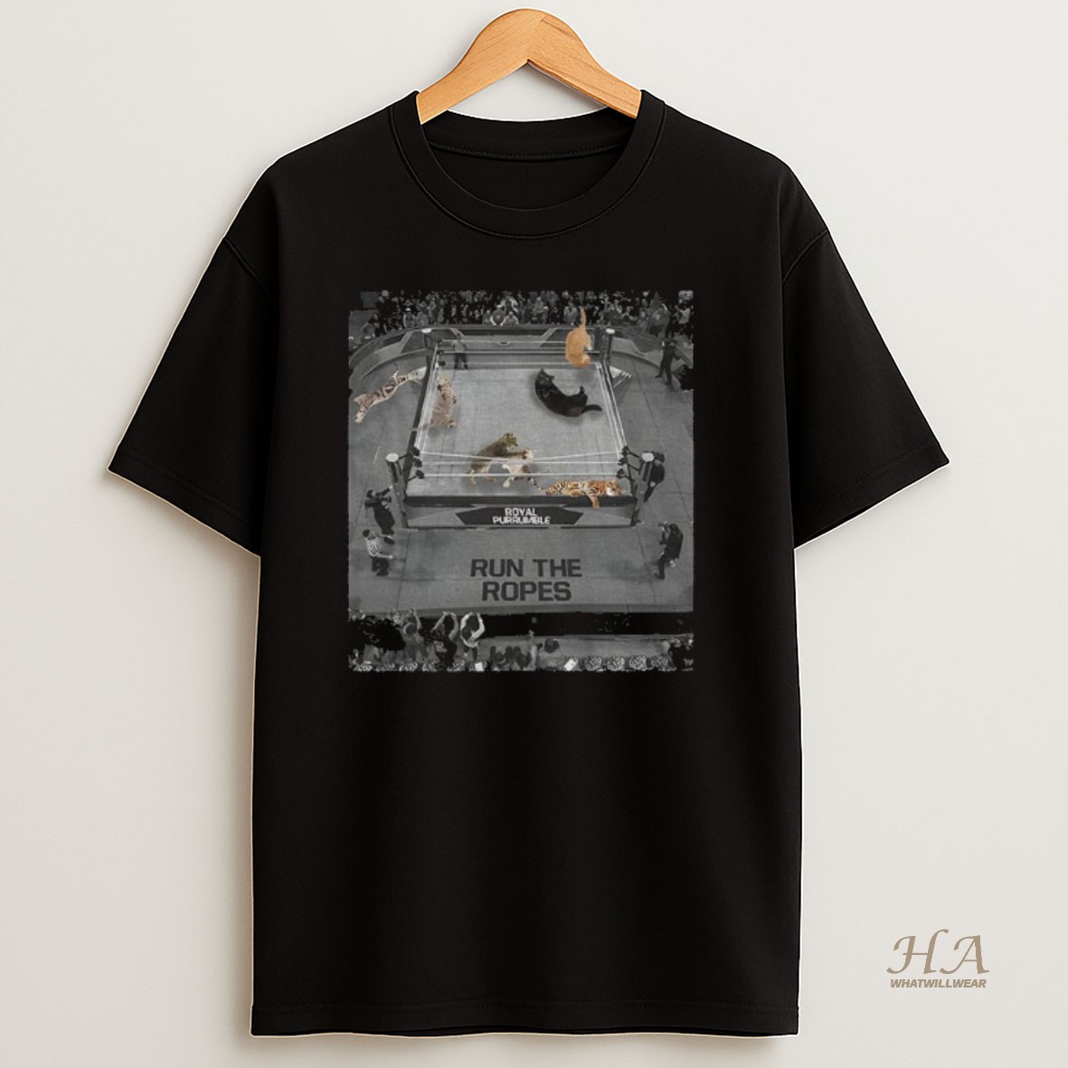 Official Run The Ropes Royal Purrumble Shirt