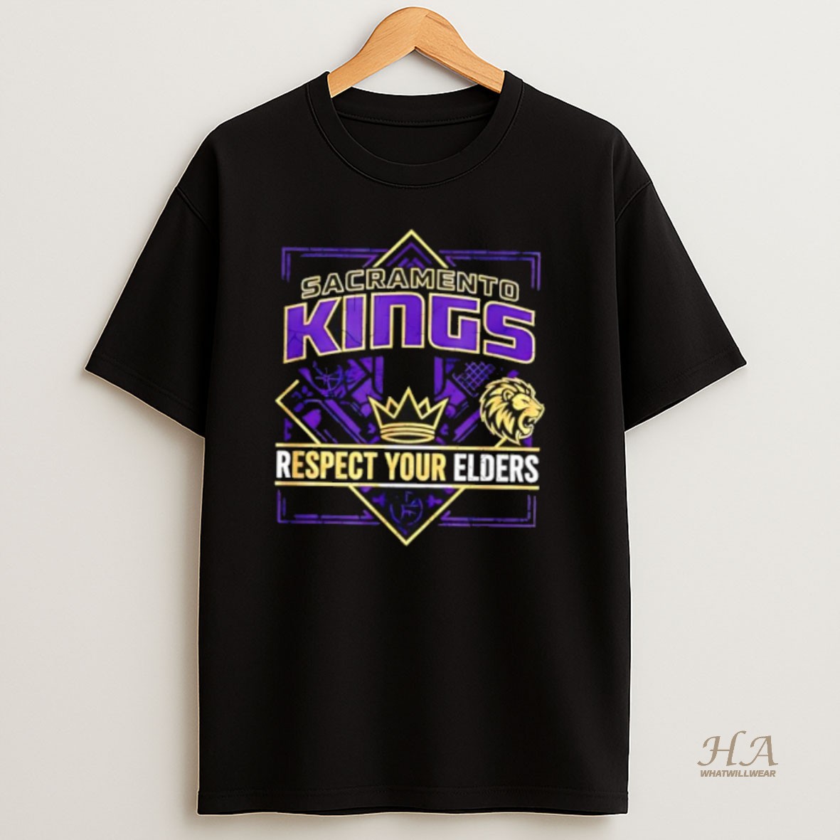 Official Sacramento Kings Respect Your Elders T Shirt