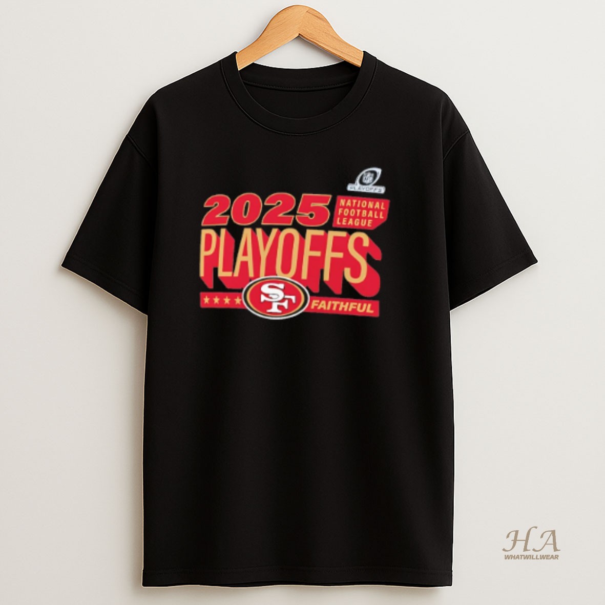 Official San Francisco 49ers 2025 Nfl Playoffs Ready T Shirt