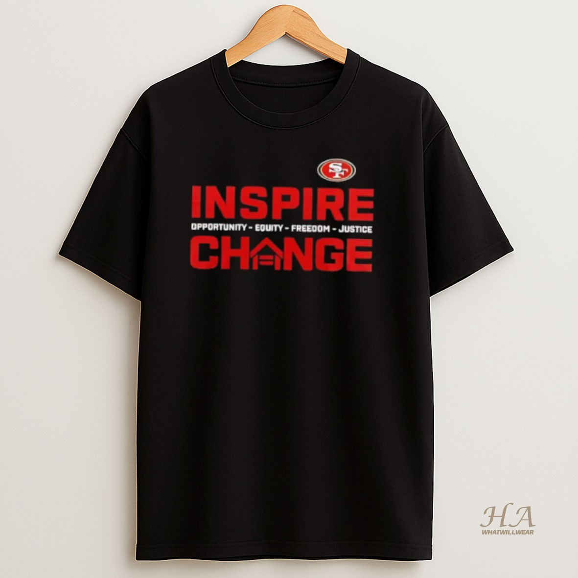 Official San Francisco 49ers Inspire Change Freedom Justice 2025 T Shirt