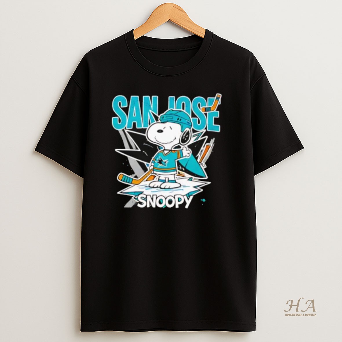 Official San Jose Sharks Snoopy Peanuts 2026 T Shirt