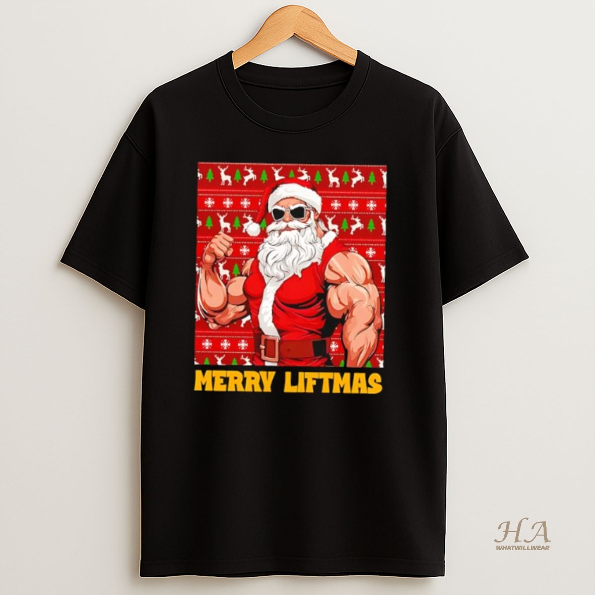 Official Santa Claus Merry Liftmas Shirt