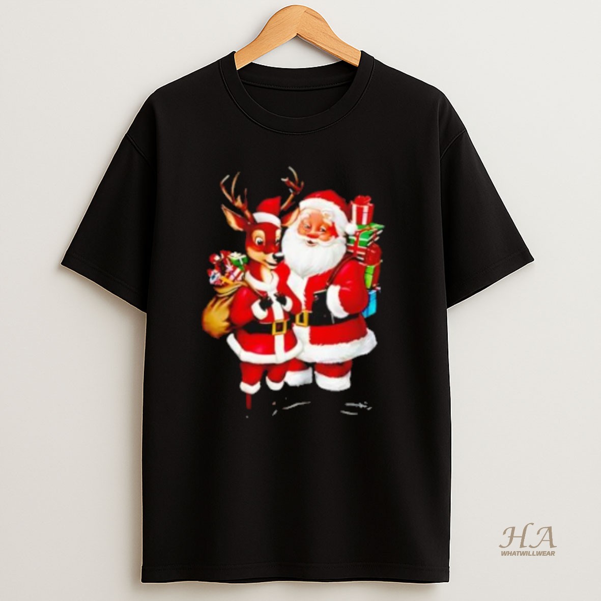 Official Santa Claus Reindeer Character Christmas Stylish Shirt