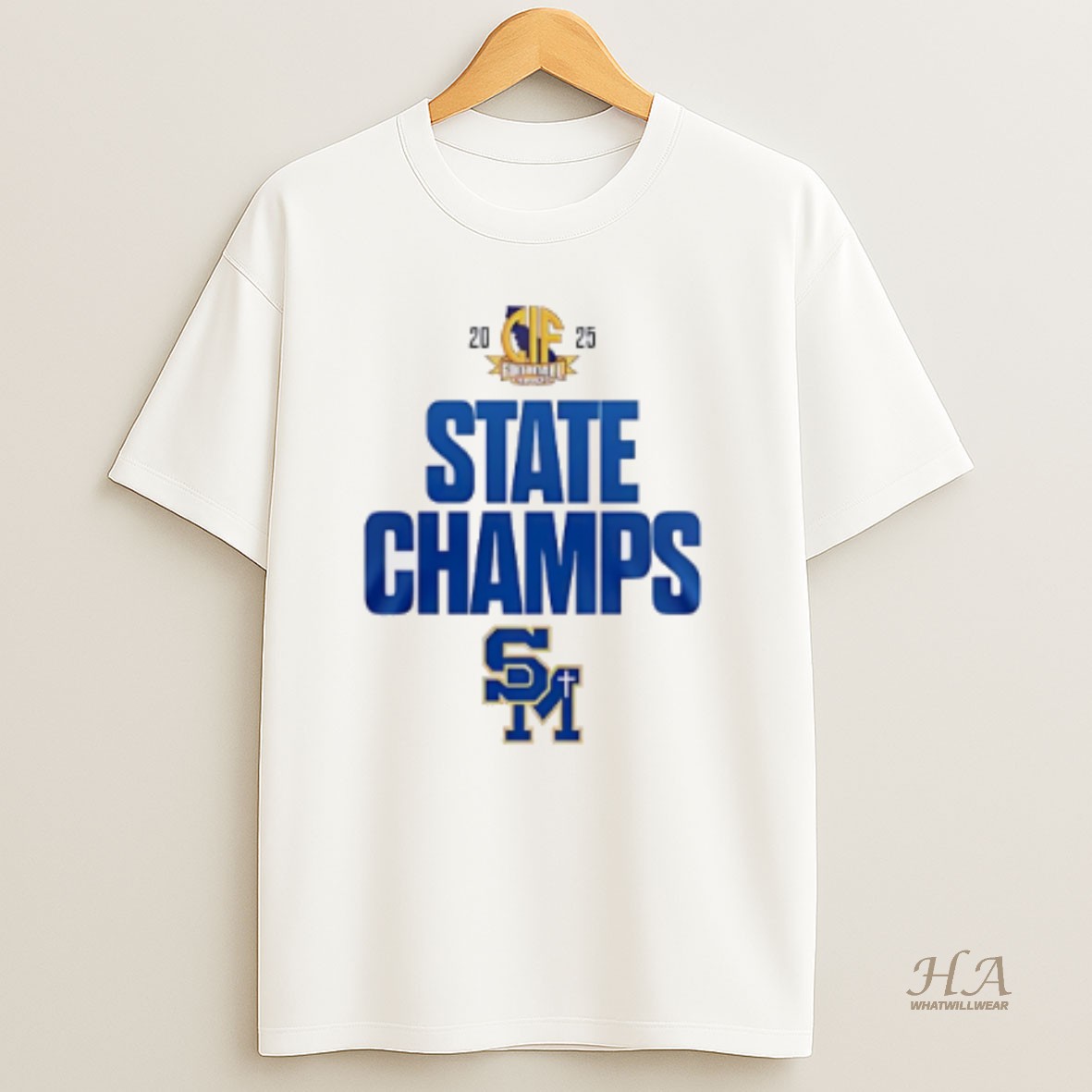 Official Santa Margarita Eagles 2025 Cif State Open Division Champions T Shirt
