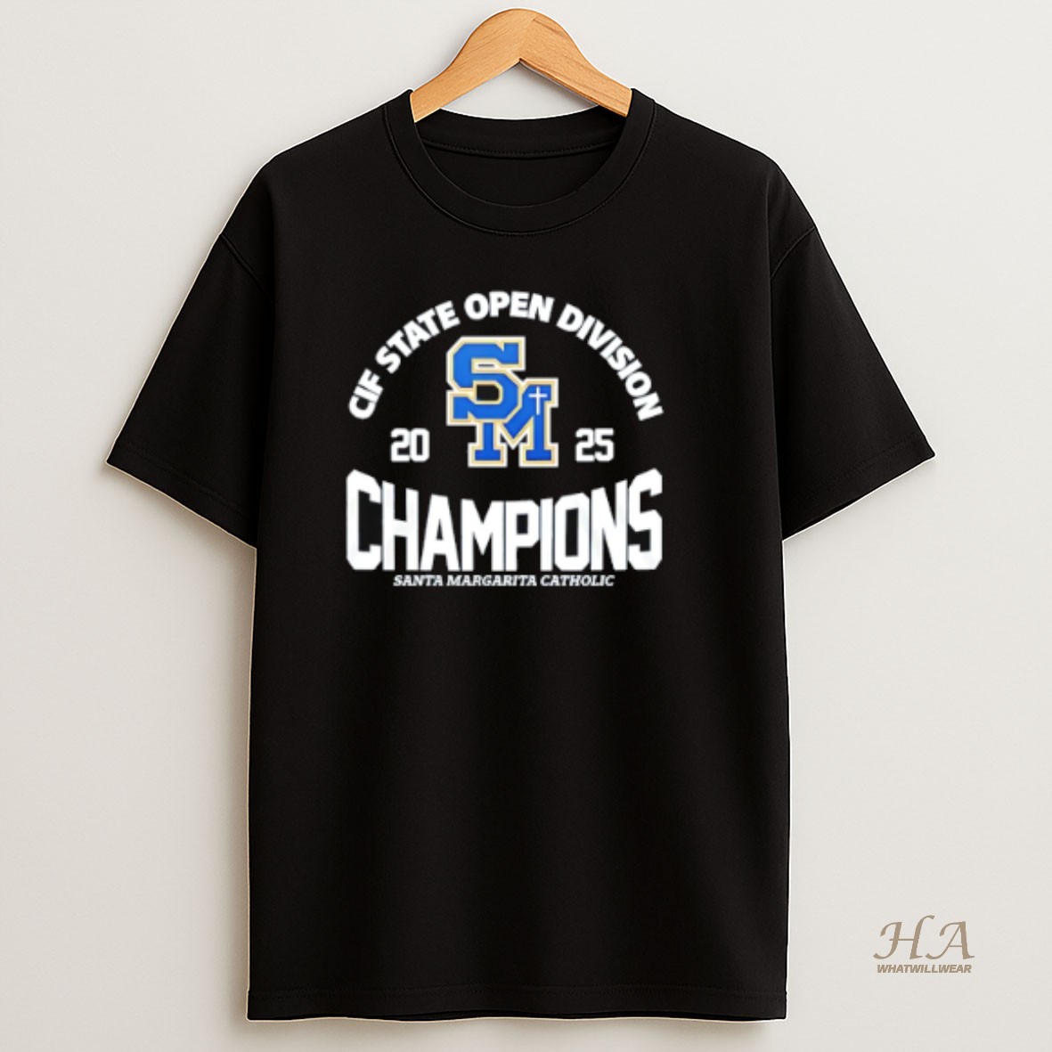 Official Santa Margarita Eagles 2025 Cif State Open Division Champions Logo T Shirt