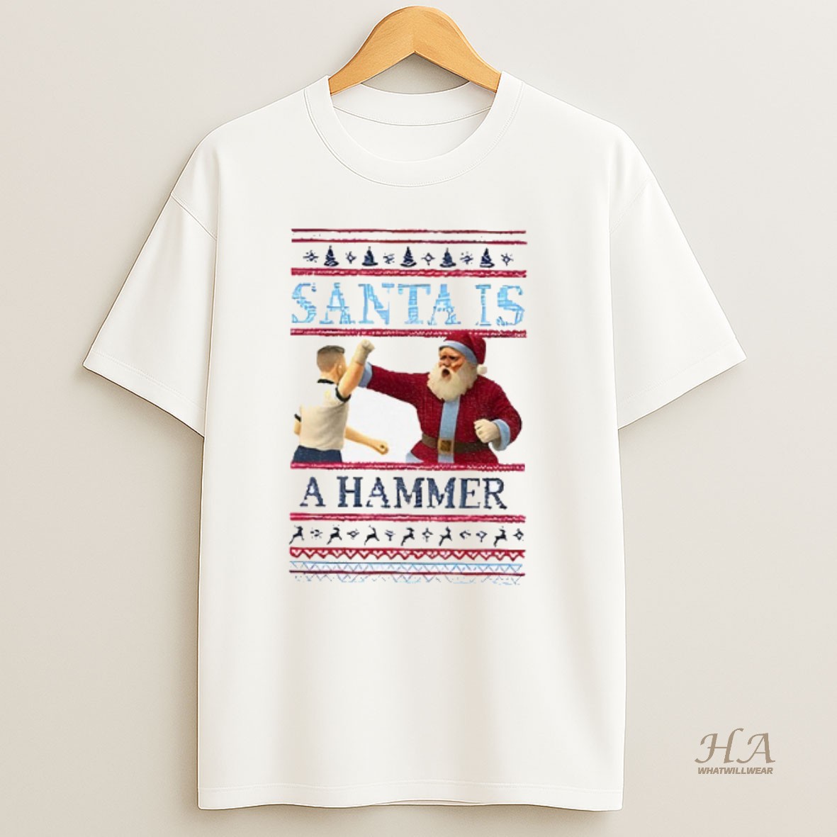 Official Santa Is A Hammer Christmas Shirt
