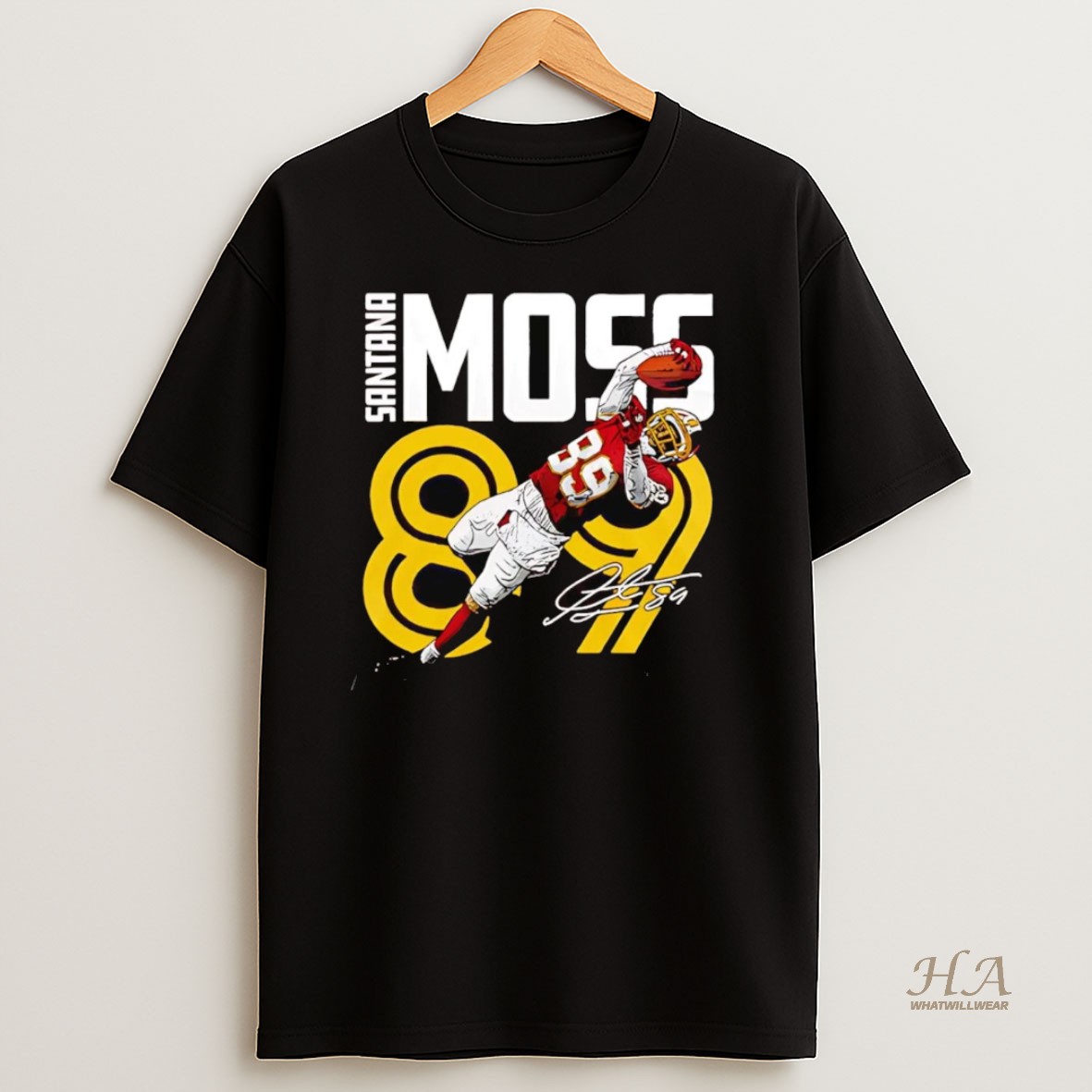 Official Santana Moss Ring Of Fame Washington Commanders Shirt