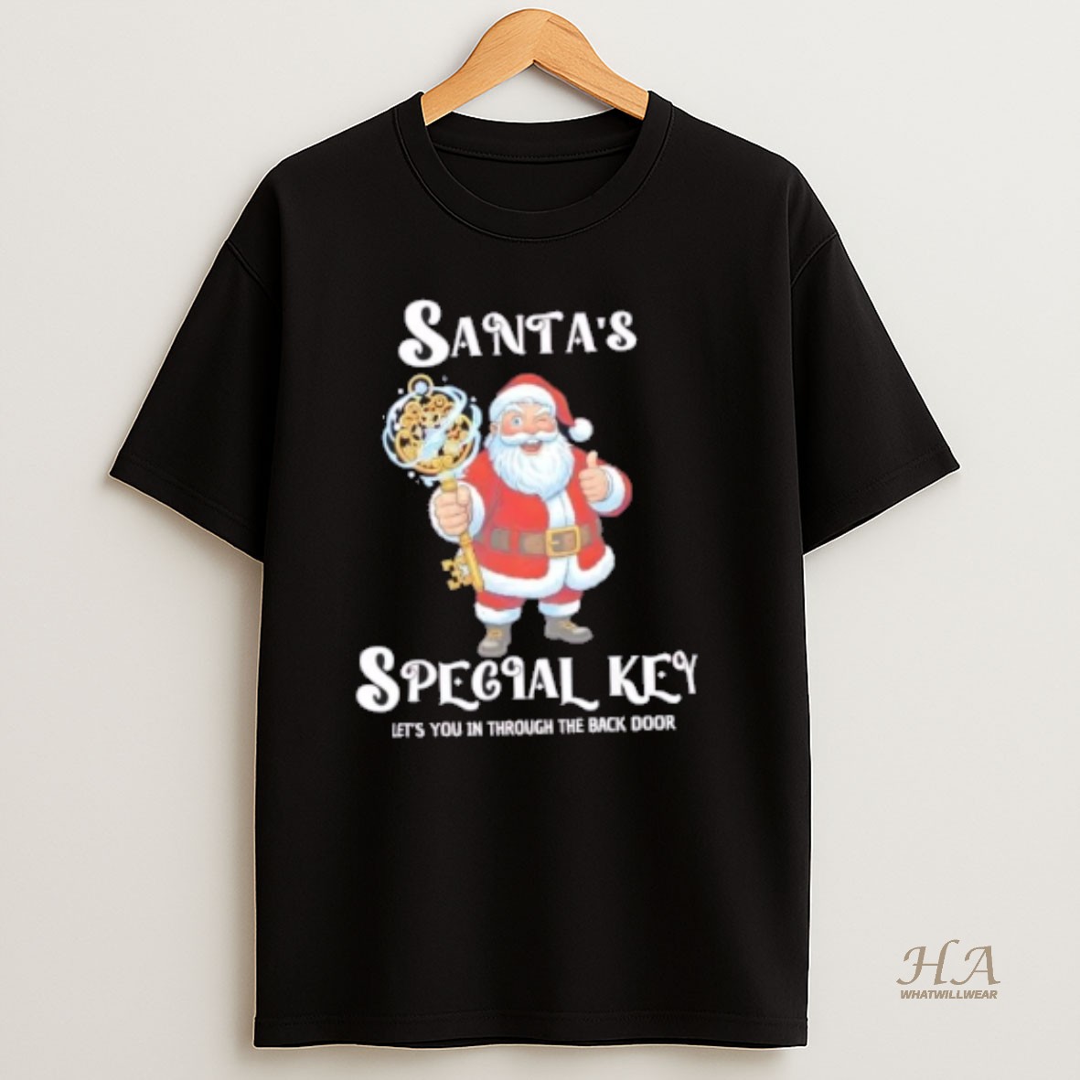 Official Santas Special Key Back Door Christmas T Shirt