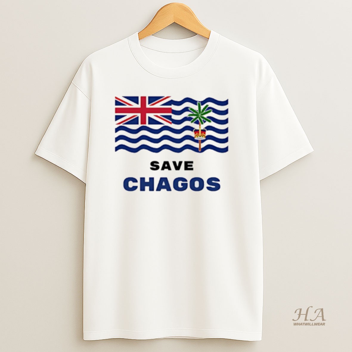 Official Save Chagos Campaign British Indian Ocean Territory Flag Shirt