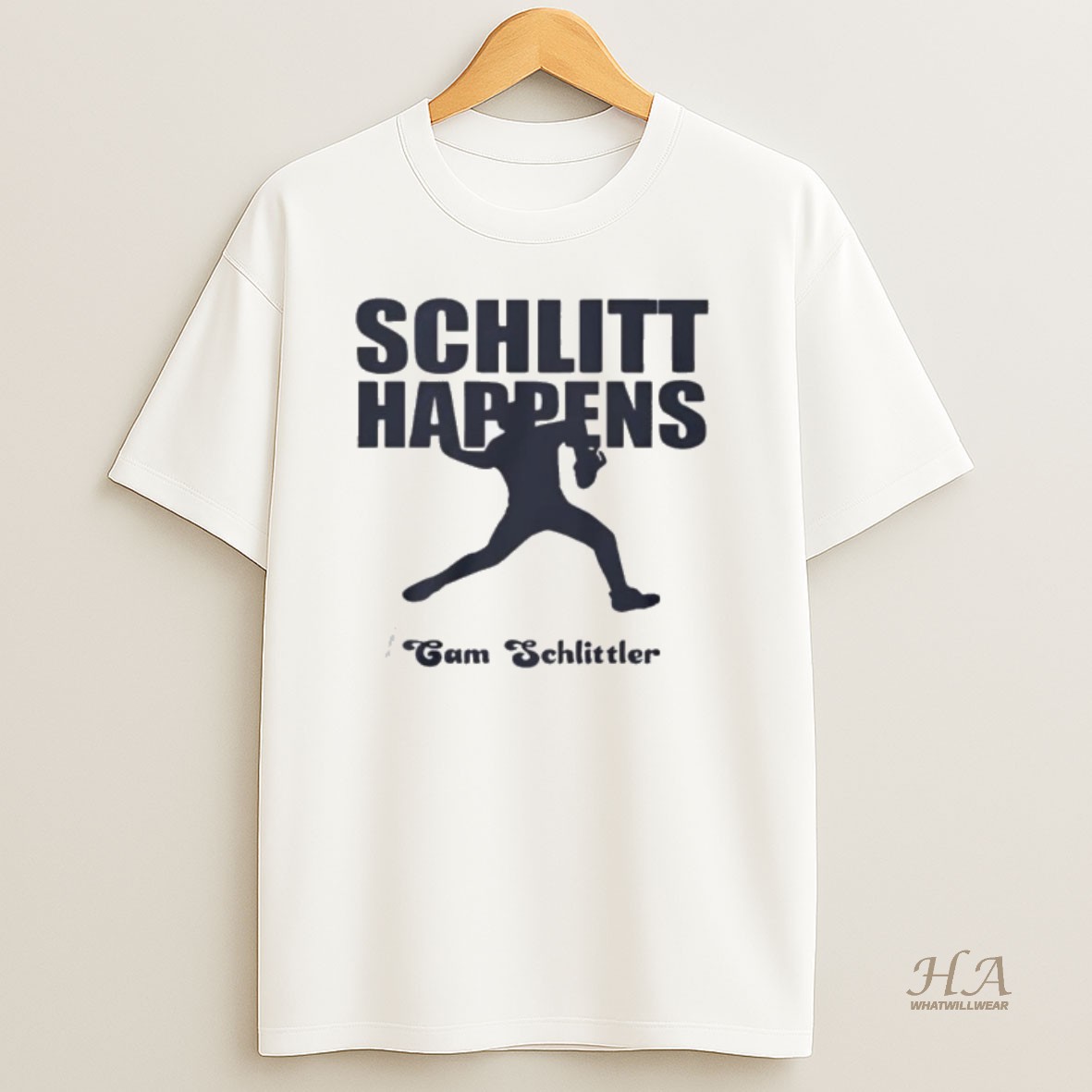 Official Schlitt Happens Cam Schlittler T Shirt