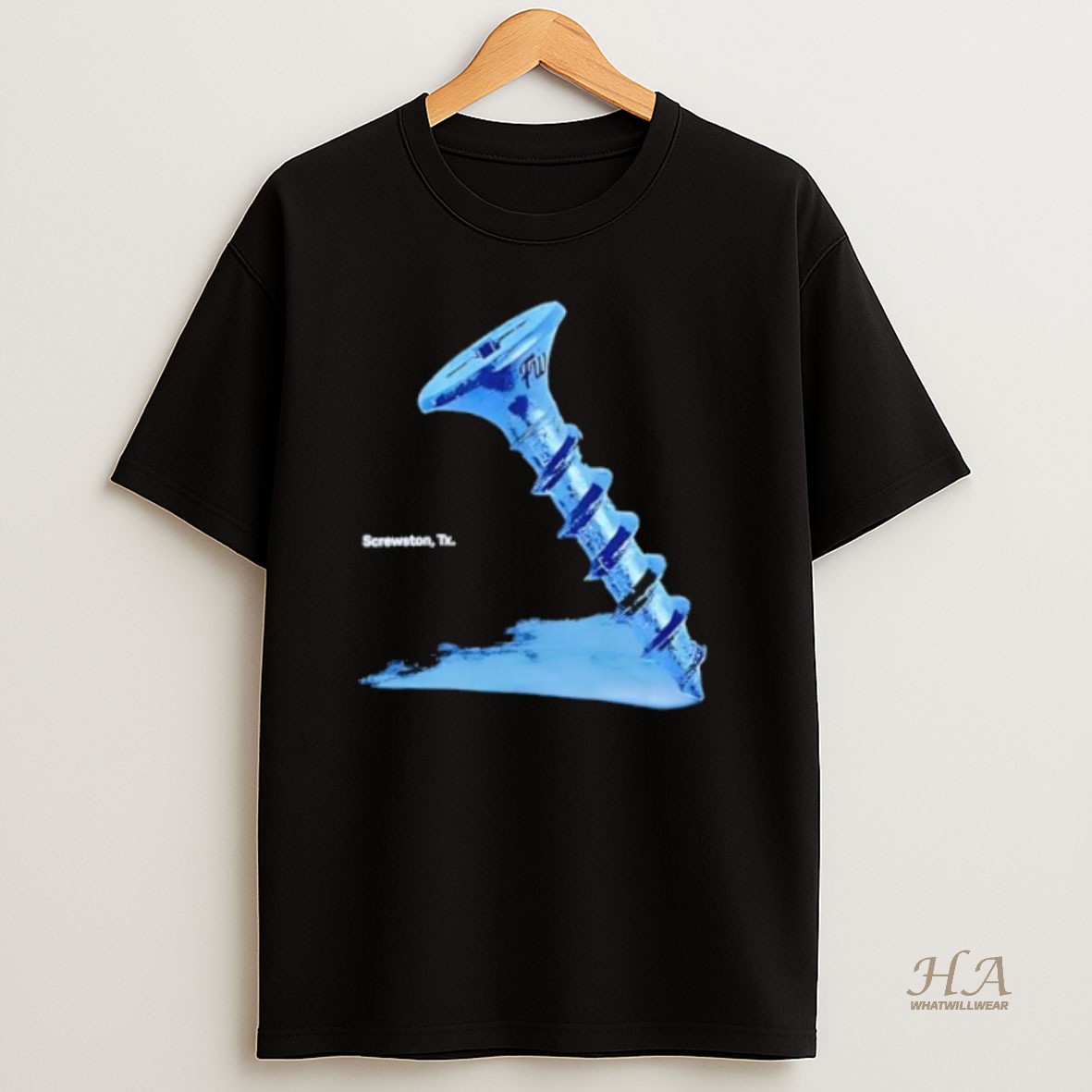 Official Screwston Tx Nail T Shirt