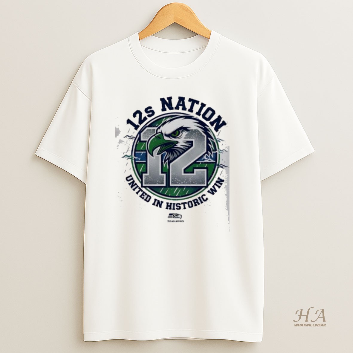 Official Seahawks 12s Nation United In Historic Win T Shirt