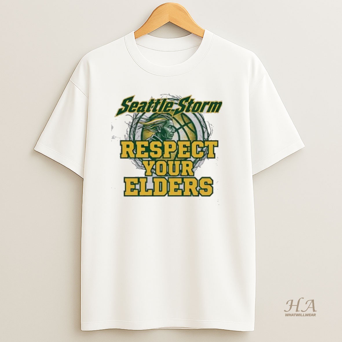 Official Seattle Storm Respect Your Elders T Shirt