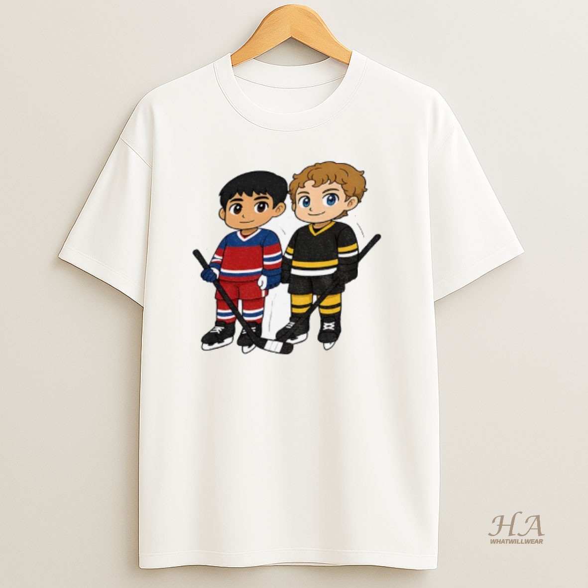 Official Shane Hollander Ilya Rozanov Heated Rivalry Chibi T Shirt