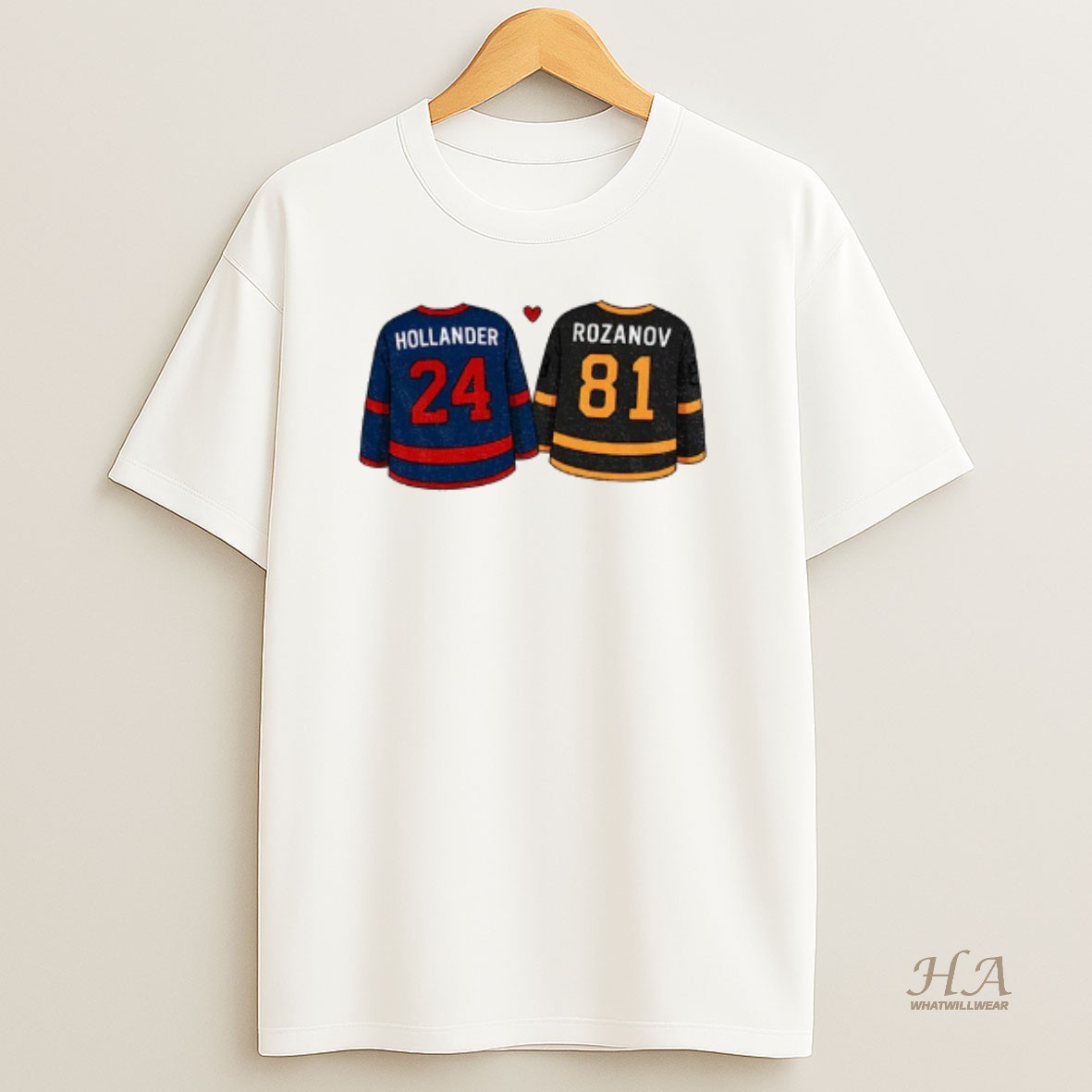 Official Shane Hollander Ilya Rozanov Heated Rivalry Hockey Lovers T Shirt