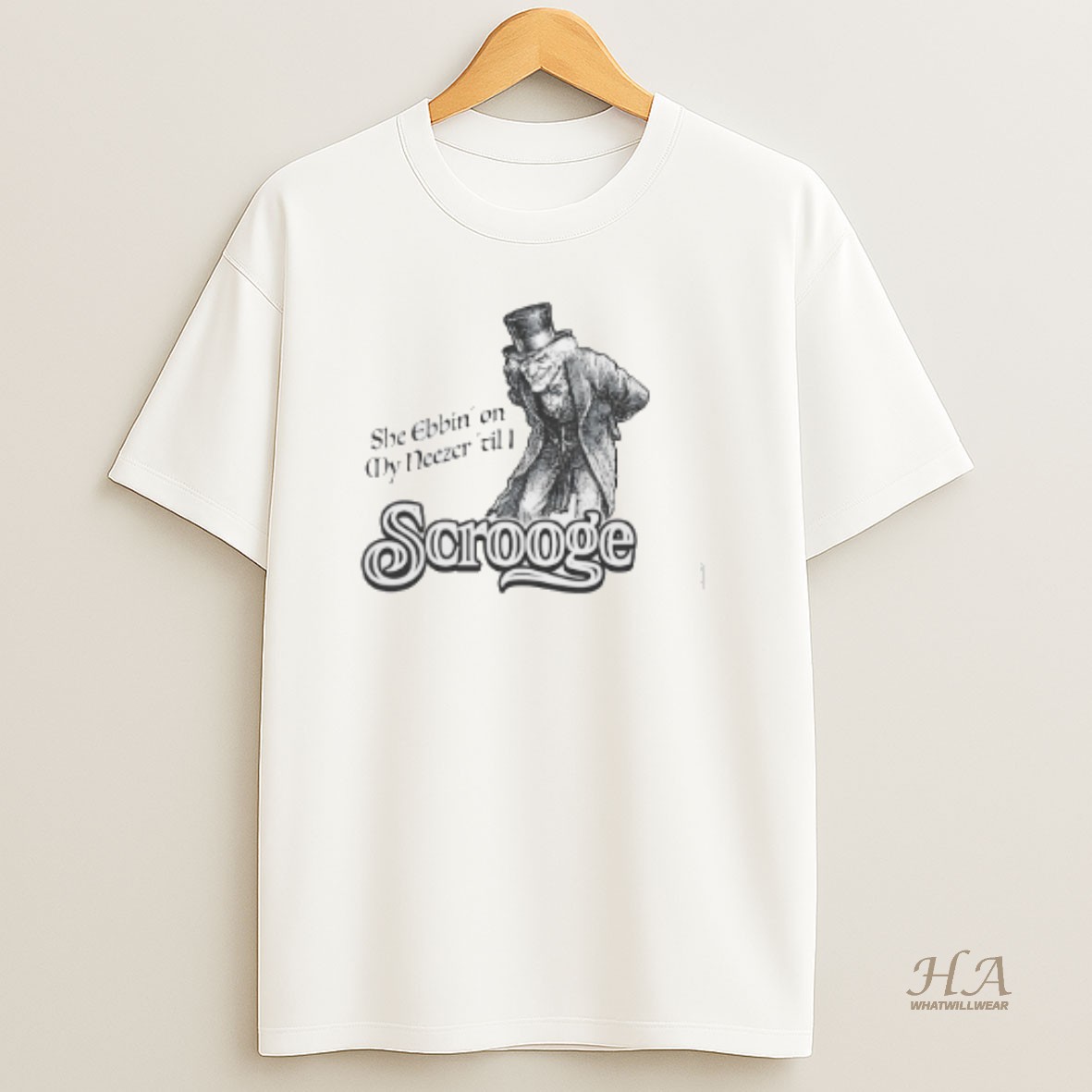 Official She Ebbin On My Neezer Til I Scrooge T Shirt