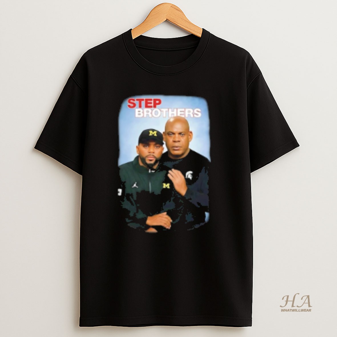Official Sherrone Moore Mel Tucker Step Brothers Michigan Wolverines T Shirt