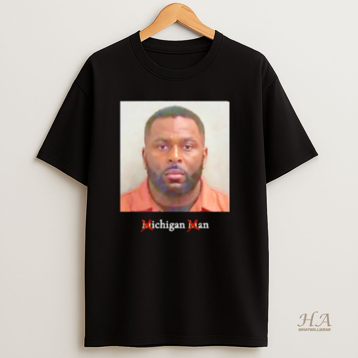 Official Sherrone Moore Michigan Man Not M Mugshot T Shirt