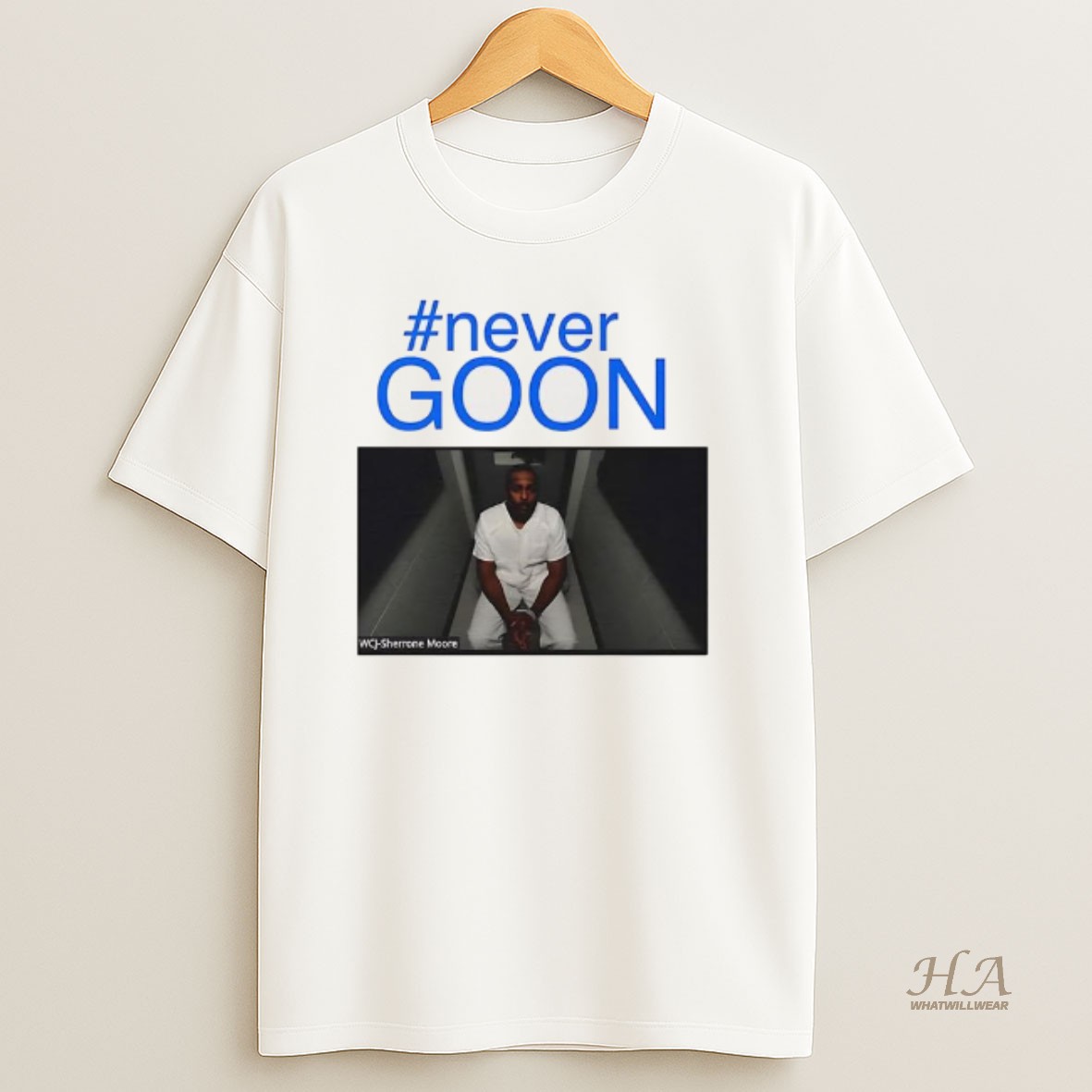 Official Sherrone Moore Never Goon T Shirt