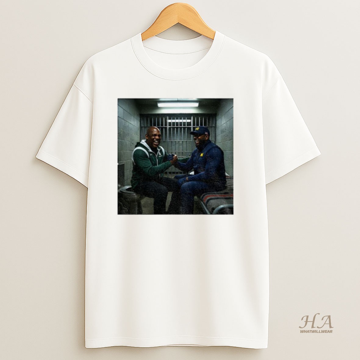 Official Sherrone Moore Vs Mel Tucker Go Blue In Prison Shirt