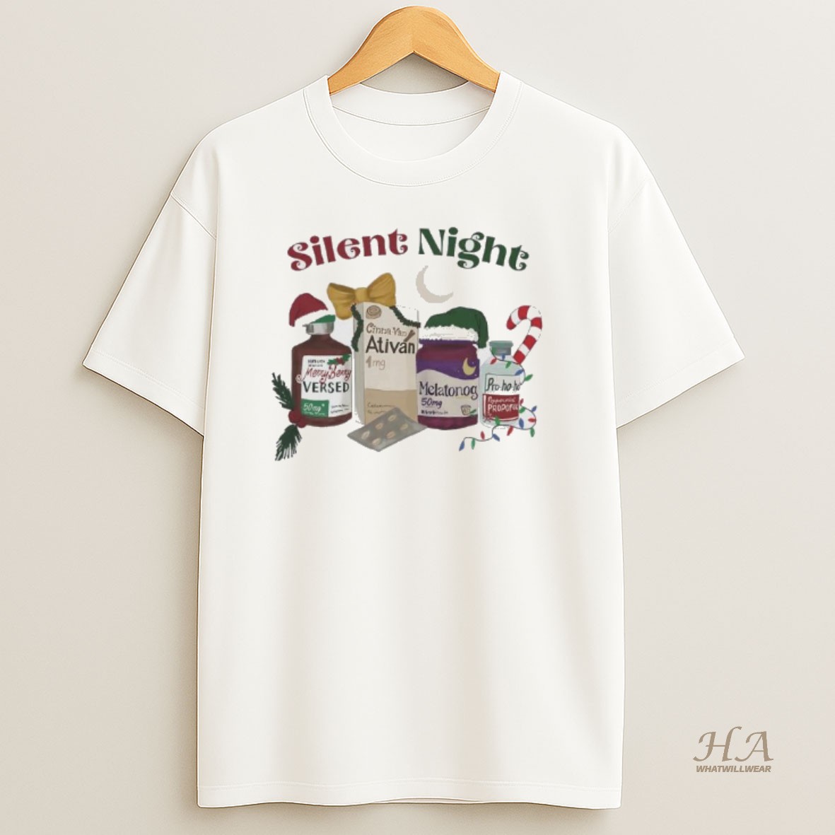 Official Silent Night Christmas 2025 Shirt