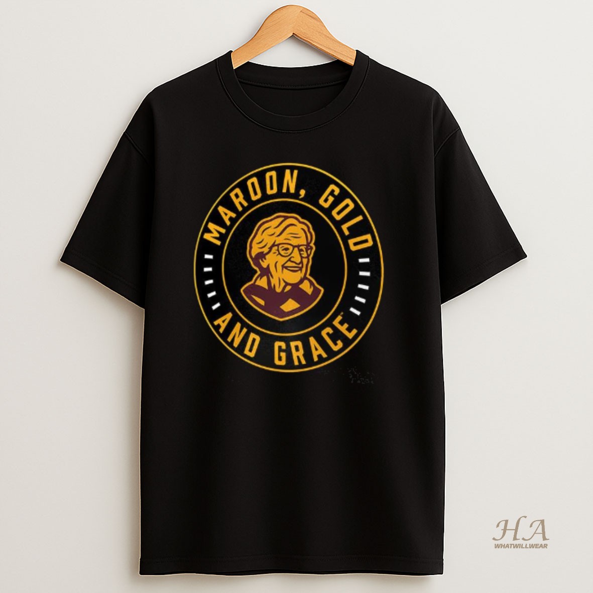 Official Sister Jean Loyola Chicago Ramblers Maroon Gold And Grace T Shirt