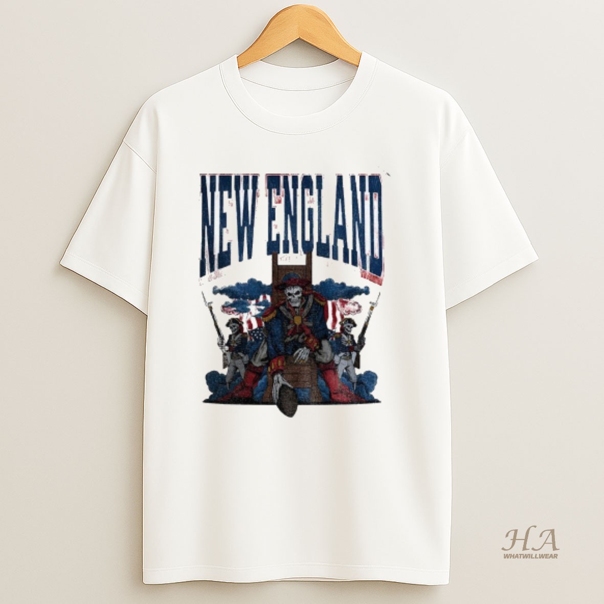 Official Skeletons New England Patriots Football Vintage T Shirt