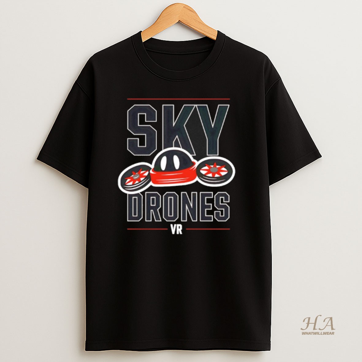 Official Sky Drones Vr Logo T Shirt