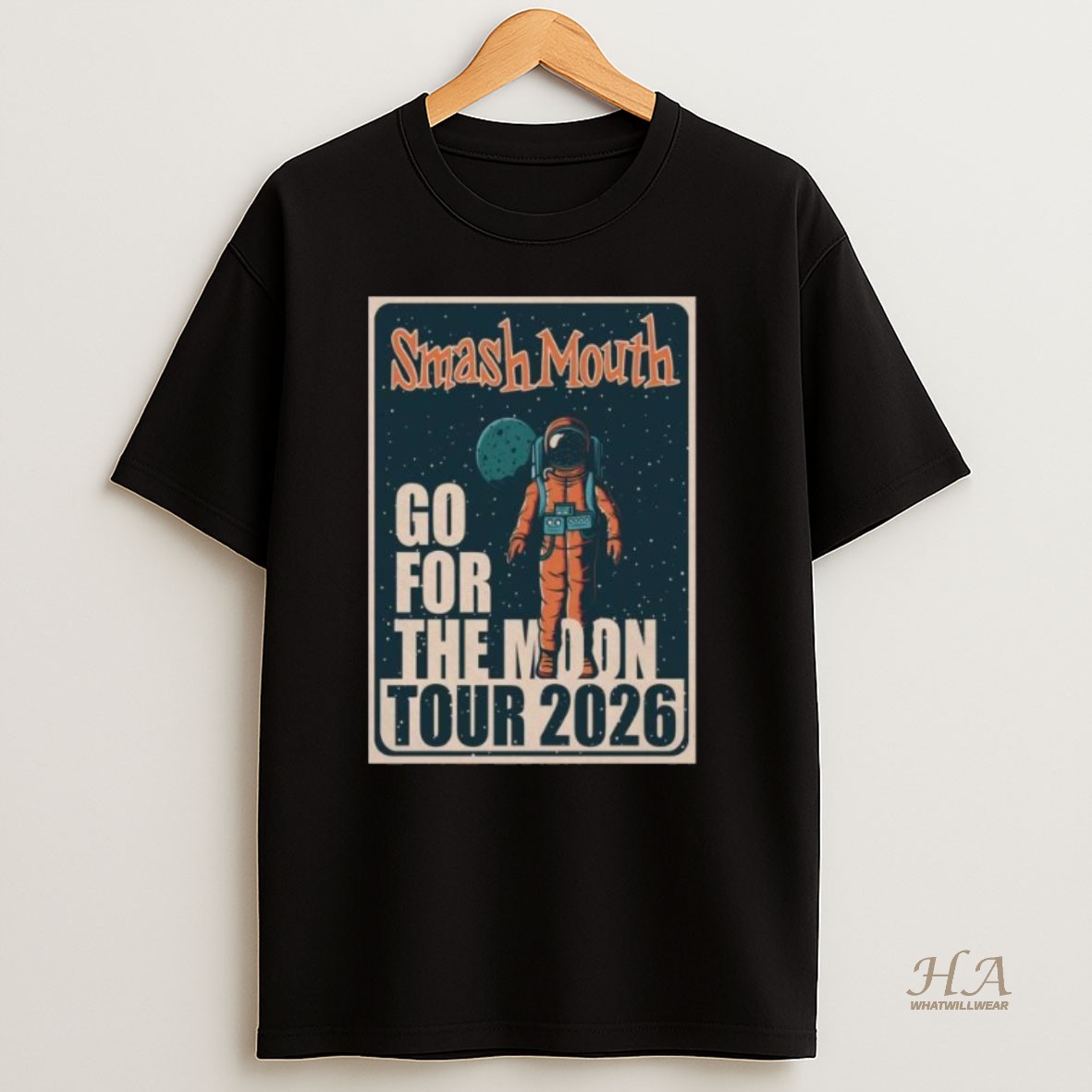 Official Smash Mouth Go For The Moon 2026 Shows Long Sleve Shirt