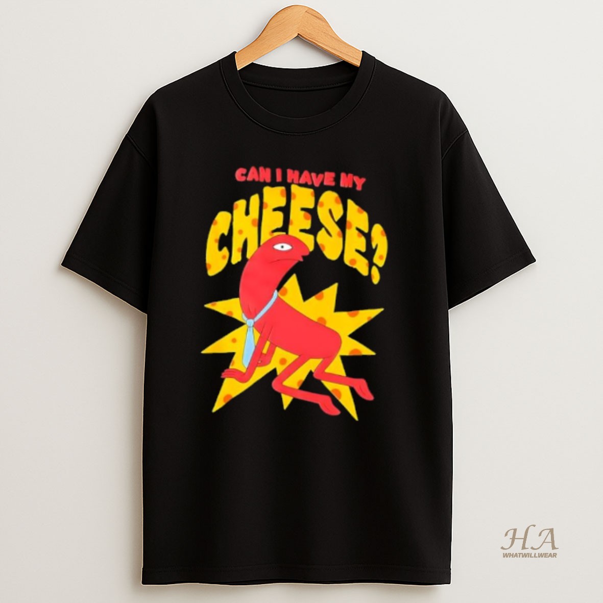 Official Smiling Friends Alan Can I Have My Cheese T Shirt