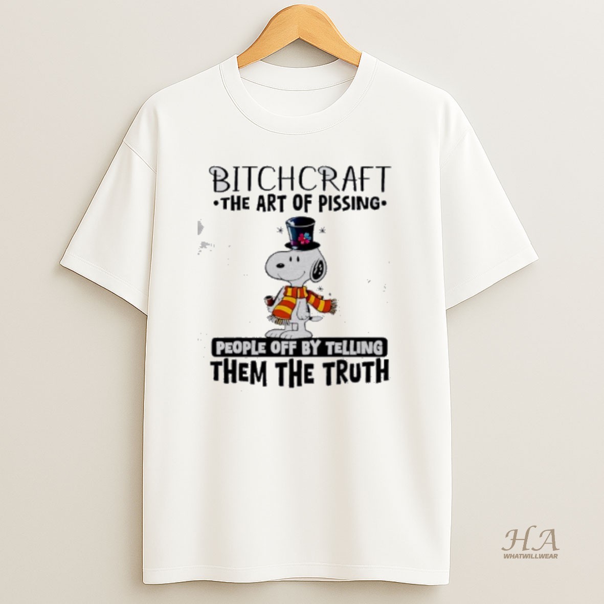 Official Snoopy Bitchcraft The Art Of Pissing People Off By Telling Them The Truth T Shirt