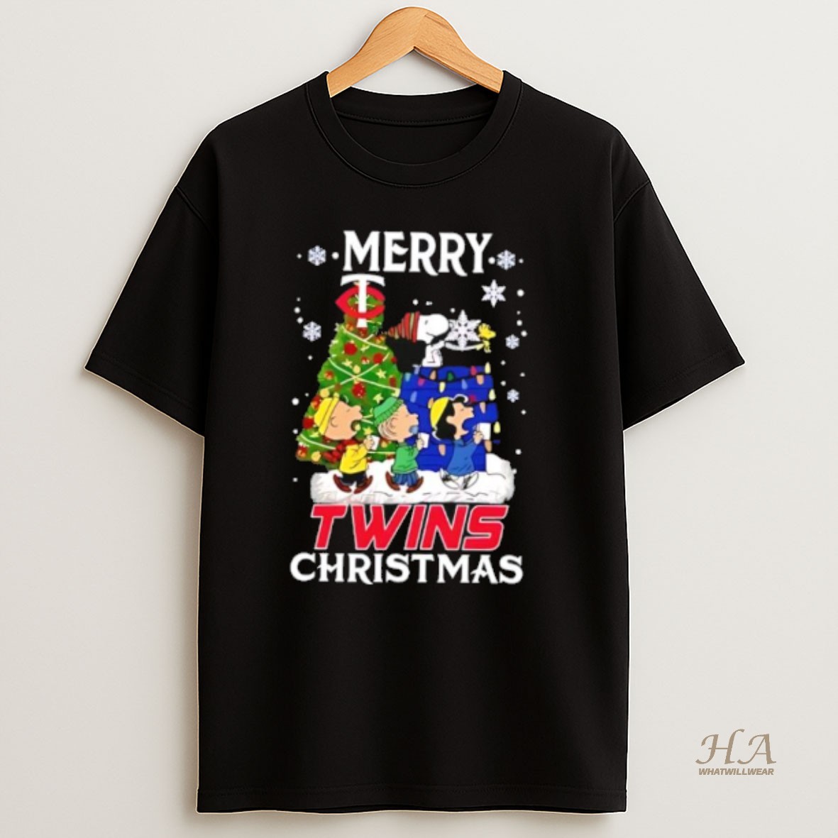 Official Snoopy And Friends Merry Minnesota Twins Christmas T Shirt