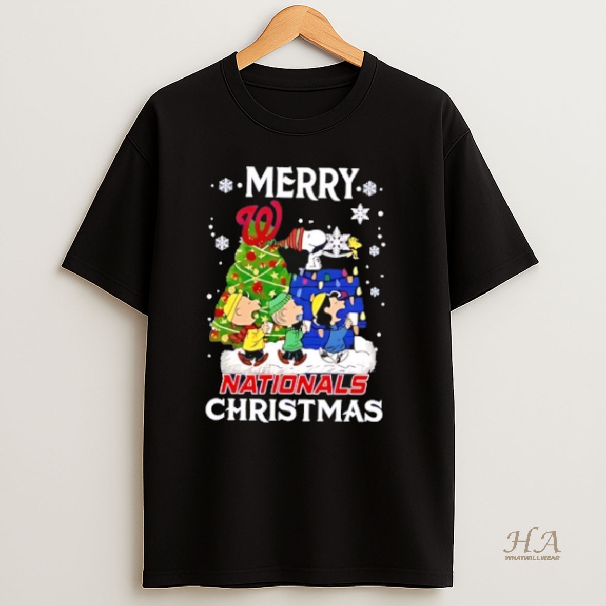 Official Snoopy And Friends Merry Washington Nationals Christmas T Shirt