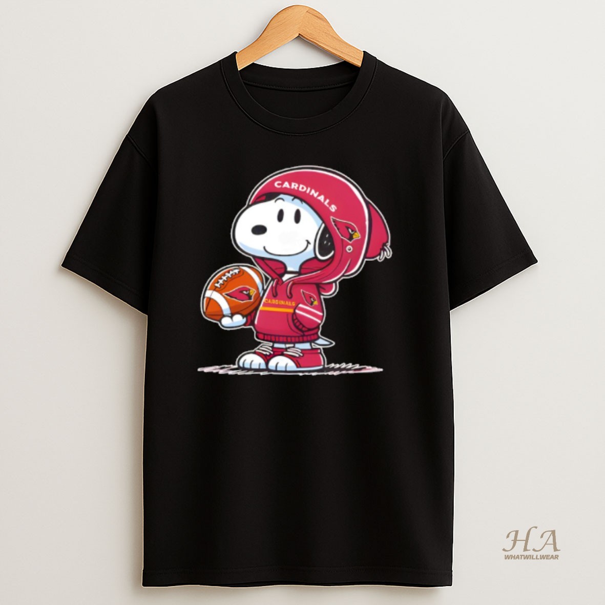 Official Snoopy Wears Arizona Cardinals Football T Shirt