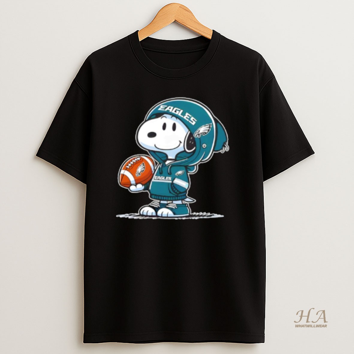 Official Snoopy Wears Philadelphia Eagles Football T Shirt