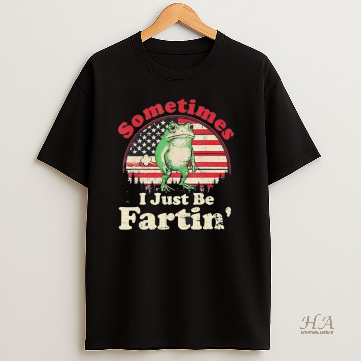 Official Sometimes I Just Be Fartin Frog Vintage Shirt