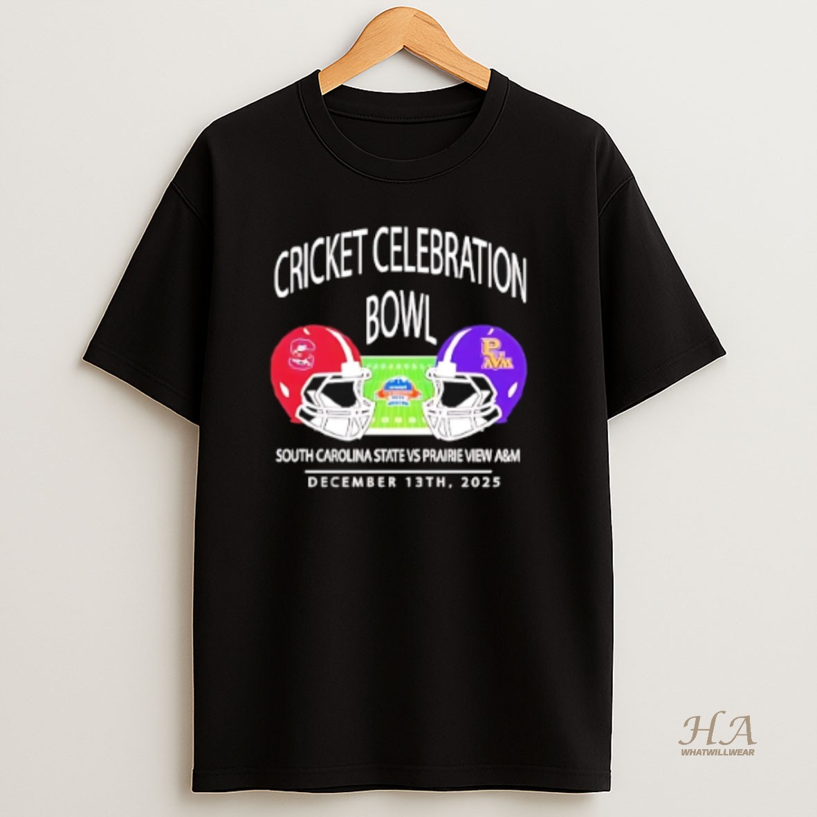 Official South Carolia State Bulldogs Vs Prairie View Am 2025 Cricket Celebration Bowl Shirt