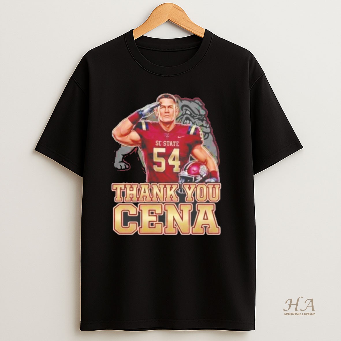 Official South Carolina State Bulldogs X John Cena Wwe 2025 Thank You Cena T Shirt