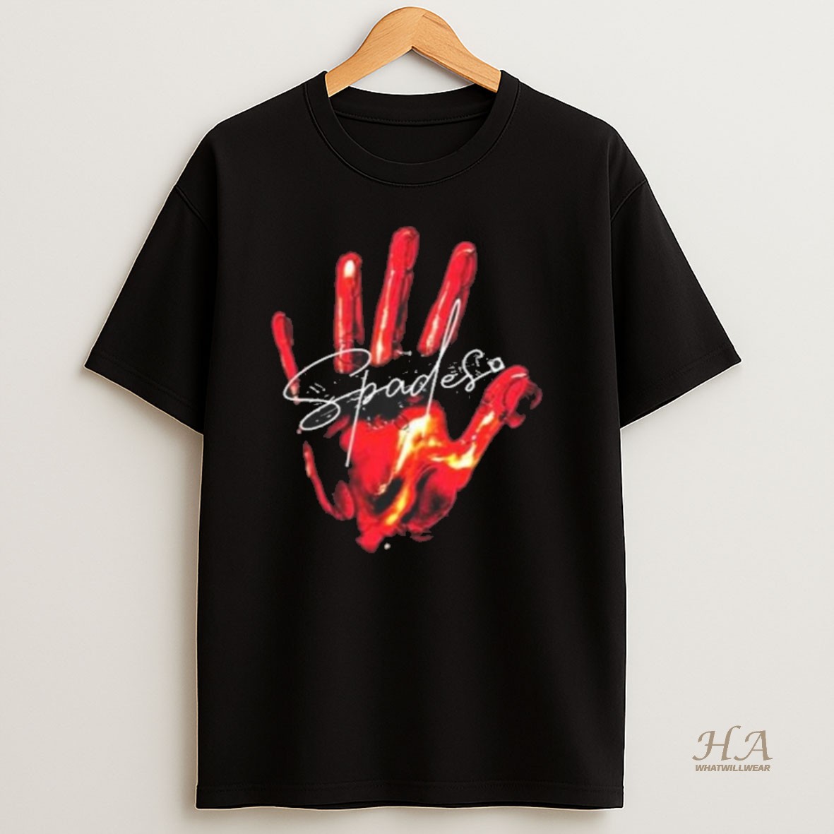 Official Spades Fiery Grip Statement T Shirt