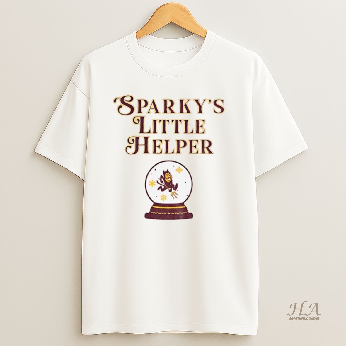 Official Sparkys Little Helper Arizona State Sun Devils T Shirt