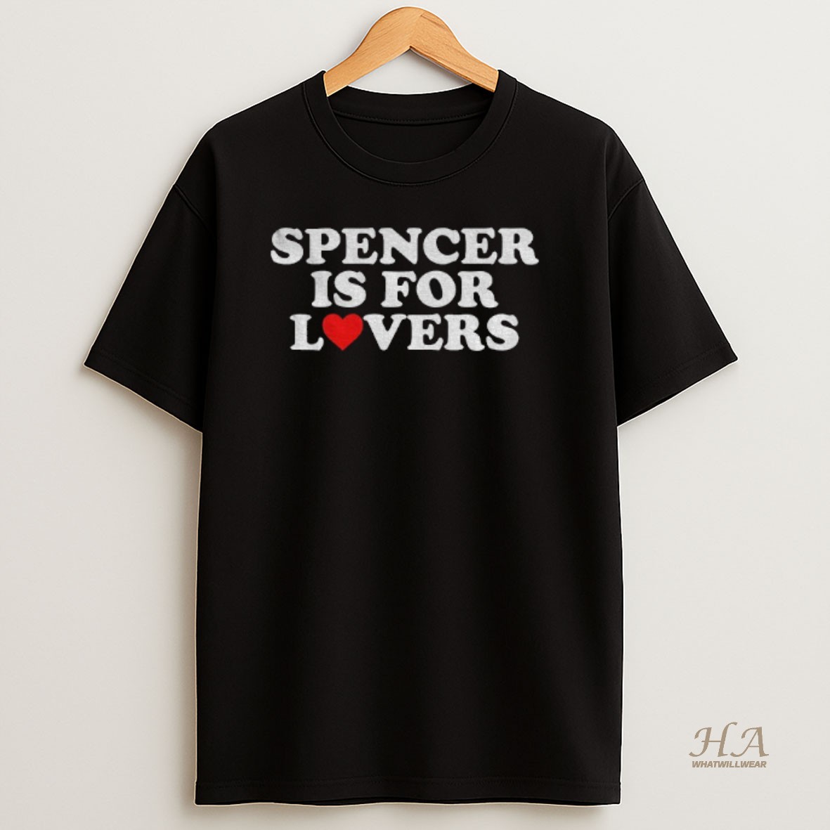 Official Spencer Is For Lovers T Shirt