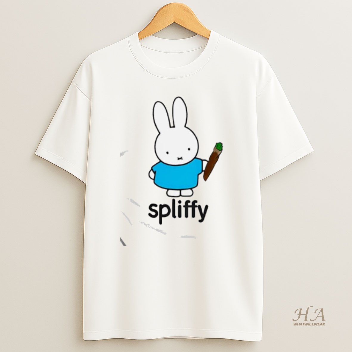 Official Spliffy Bunny Graphic T Shirt