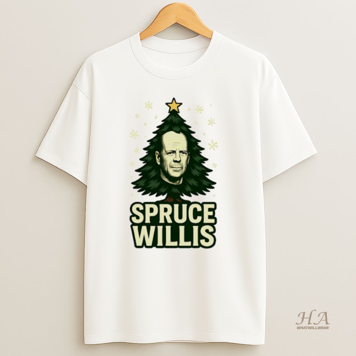 Official Spruce Willis Christmas Tree Christmas Shirt