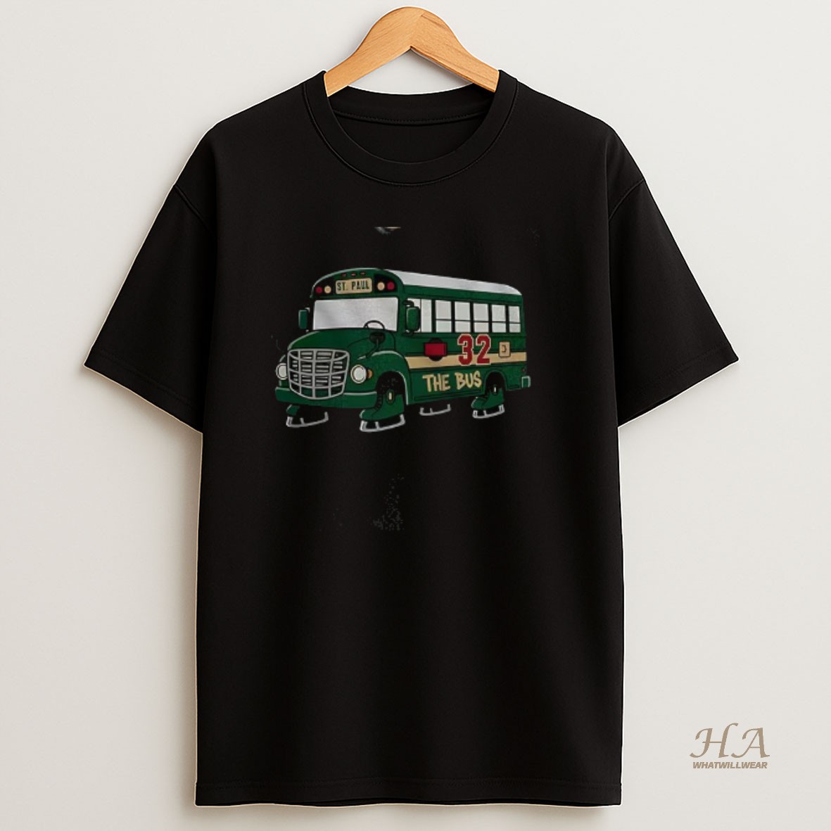 Official St Paul Gus Bus 32 Minnesota Wild Nhl T Shirt