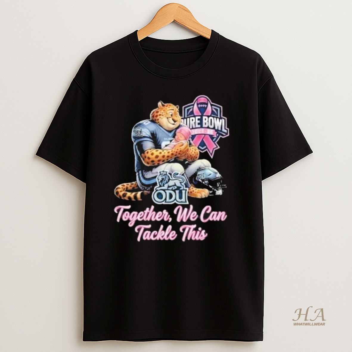 Official Staffdna Cure Bowl Old Dominion Monarchs College Football Bowl Ncaa Season 2025 26 Clawhauser Zootopia 2 Together We Can Tackle This Shirt