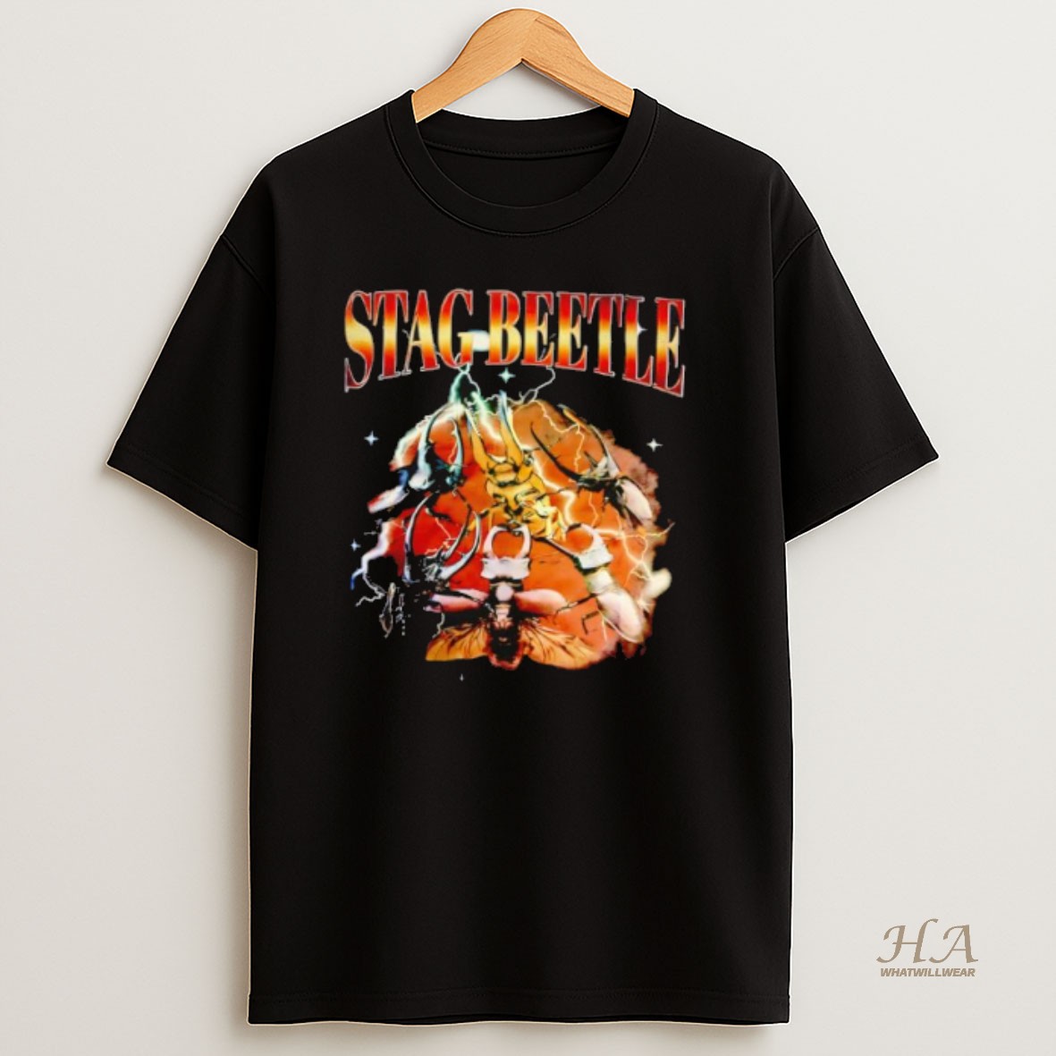 Official Stag Beetle Graphic T Shirt