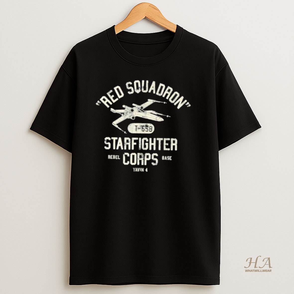 Official Star Wars Red Squadron Starfighter Corps Retro T Shirt